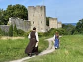 Fans of medieval life in Visby  (Picture: Steven Robertson)