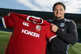 Glasgow Warriors' Sione Tuipulotu is pictured after being called up for the British and Irish Lions squad. (Photo by Ross MacDonald / SNS Group)