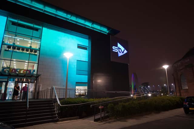 STV Studios forms part of the Glasgow-based broadcasting group, which is headquartered at Pacific Quay next to the River Clyde. Picture: Graeme Hunter Pictures/STV