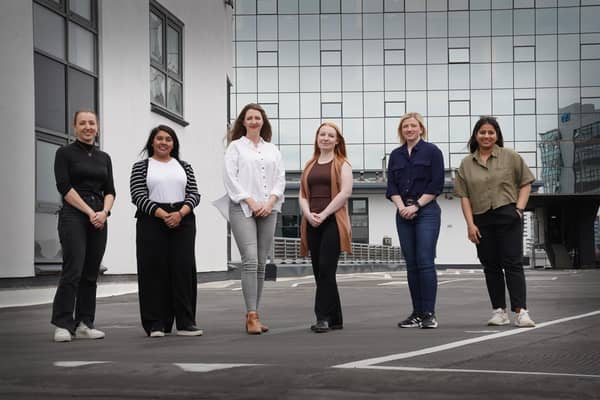 Some of the female founders in STAC's third cohort of IoT companies. Picture: Stewart Attwood.