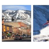 A full price one day ski pass at Steamboat Springs, Colorado (left) will cost $269 (£213) this season. Meanwhile an equivalent pass at Glenshee (right) costs just £35. PICS: Roger Cox / The Scotsman