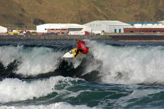 Hawaiian surfer John John Florence, pictured here at Thurso East in Scotland, will be among the favourites to win the first ever Olympic gold medal for surfing PIC: Roger Cox / JPI Media
