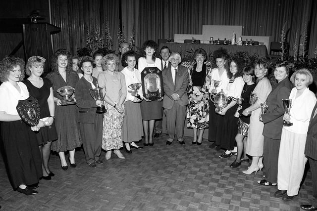 Catering and hairdressing presentation 30 years ago - can you spot any familiar faces?