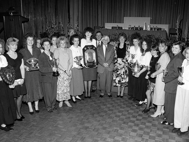 Catering and hairdressing presentation 30 years ago - can you spot any familiar faces?