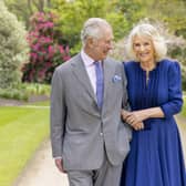 King Charles III and Queen Camilla, taken by portrait photographer Millie Pilkington, in Buckingham Palace Gardens. Picture: Buckingham Palace/PA Wire