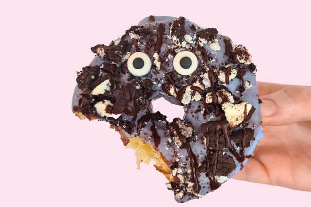 DOH's Cookie Monster doughnut