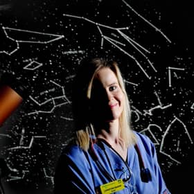 Edinburgh born medic has turned her eyes to the stars as she trains to be an emergency space doctor
