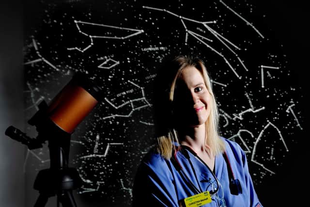 Edinburgh born medic has turned her eyes to the stars as she trains to be an emergency space doctor