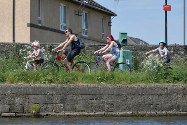 The Scottish Greens want spending on cycling, walking and wheeling increased from three per cent to 20 per cent of the transport budget within five years (Picture: Michael Gillen)