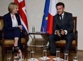 French president Emmanuel Macron said he and outgoing prime minister Liz Truss had been building a working relationship.