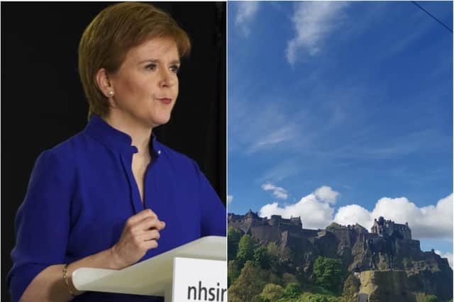 Nicola Sturgeon spoke today at a press conference from St Andrew's house.