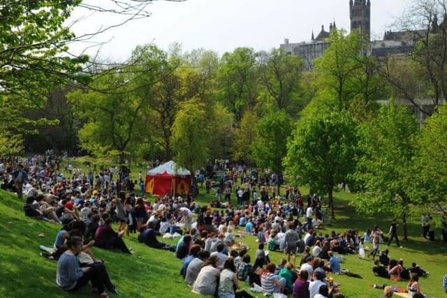 Kelvingrove Park in Glasgow. Pic: Robert Perry/JPI MEDIA