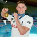 Duncan Scott with his Olympics medals during the ChangeMaker event at the Peak Leisure Centre, Stirling. The ChangeMaker initiative is a partnership between the National Lottery’s operator, Allwyn, Team GB, ParalympicsGB and UK Sport. (Picture: Jane Barlow/PA Images)