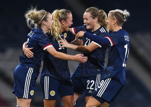 Scotland won 7-1 against the Faroe Islands.