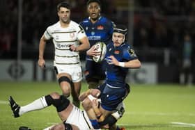 Darcy Graham has not played since the Challenge Cup match between Edinburgh and Gloucester at Hive Stadium, on January 13, 2024. (Photo by Paul Devlin / SNS Group)