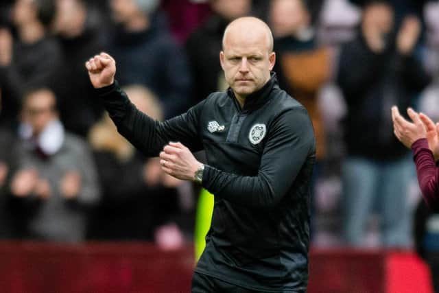 Hearts' interim manager Steven Naismith is aiming for a positive result against Celtic on Sunday. (Photo by Mark Scates / SNS Group)