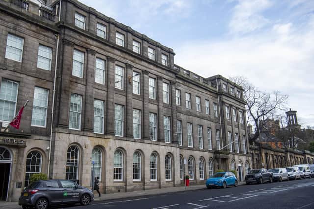 The Apex Hotel in Waterloo Place, Edinburgh, which was once the nerve centre of the capital's railways. (Photo by Lisa Ferguson/The Scotsman)