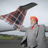 Tony Singh MBE has been selected as Loganair's first-ever 'brand ambassador'.