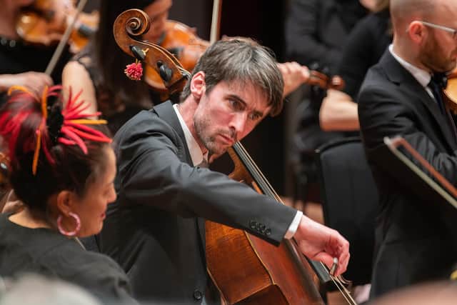 Members of the Scottish Chamber Orchestra at the Usher Hall in Edinburgh