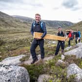 BMRT are joined by team members from National Trust for Scotland, image credit: Paul Campbell