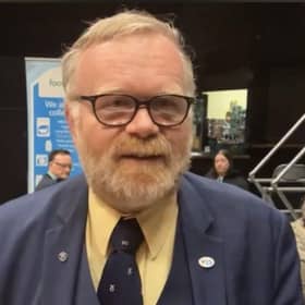 Martyn Day MP is pictured at the cost of living event at the Reconnect Regal Theatre in Bathgate.
