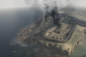 Burghead was set alight and abandoned in the 10th Century around the time of Viking raids on the Moray Coast, although links between the Norse people and the landmark's destruction are only rooted in speculation or folklore. PIC: Dr Alice Watterson of the University of Dundee .