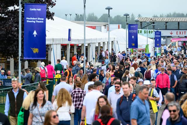 Thousands of people attend the Royal Highland Show each year 