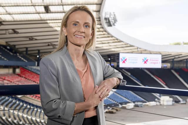 SWPL managing director  Fiona McIntyre believes the new Sky Sports TV deal is a milestone moment for the women's game in the country. (Photo by Craig Foy / SNS Group)