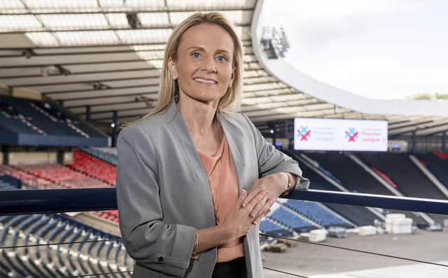 SWPL managing director Fiona McIntyre believes the new Sky Sports TV deal is a milestone moment for the women's game in the country. (Photo by Craig Foy / SNS Group)
