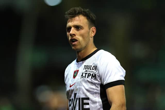 NORTHAMPTON, ENGLAND - DECEMBER 15:  Ben White of Toulon looks on during the Investec Champions Cup match between Northampton Saints and RC Toulon at cinch Stadium at Franklin's Gardens on December 15, 2023 in Northampton, England. (Photo by David Rogers/Getty Images)