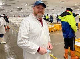​ David Duguid pictured at Peterhead Fish Market