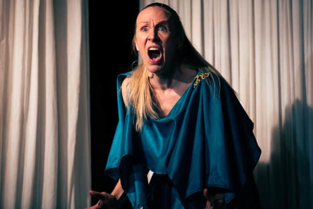 Zoë Hunter delivers a powerful and moving performance in Jocasta (Picture: Tommy Ga-Ken Wan)