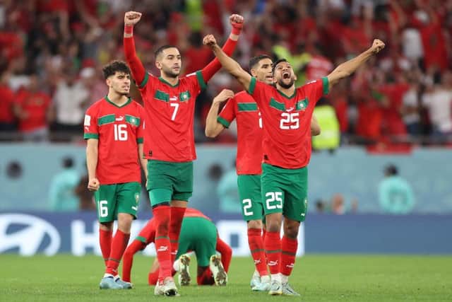 Morocco have been the underdog story. (Photo by Catherine Ivill/Getty Images)