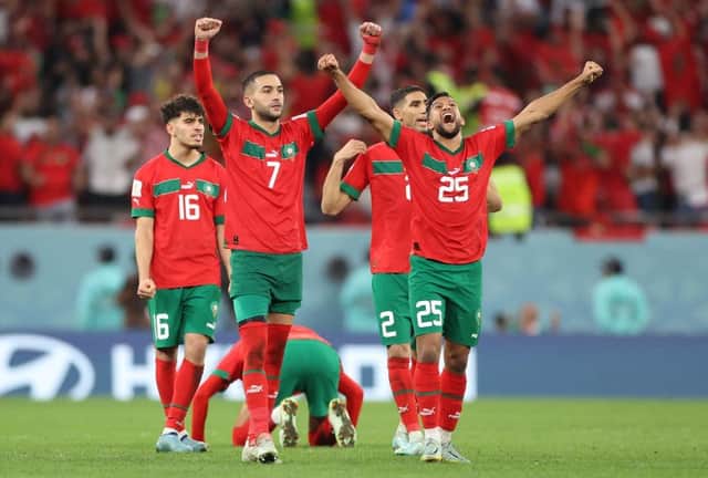 Morocco have been the underdog story. (Photo by Catherine Ivill/Getty Images)