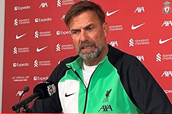 Jurgen Klopp speaks to the media after announcing he will leave Liverpool this summer.