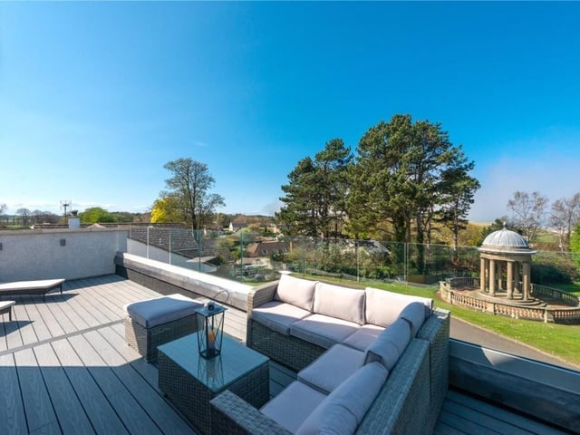 Roof terrace.