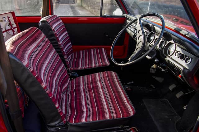 Paul Coulter's rare Hillman Imp Caledonian features tartan seats and lots of bespoke extras.