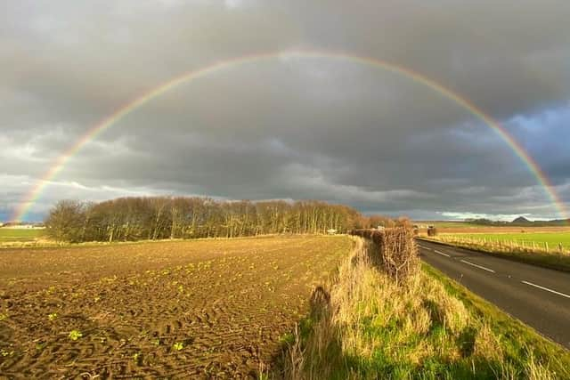 The planned path route beside the  B1345. Picture: Drem-Gullane Path Campaign