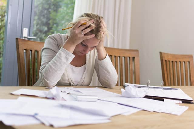 More than a third of Scots are worried about paying their monthly bills over the coming year, according to a new poll (Picture: Getty Images/iStockphoto)