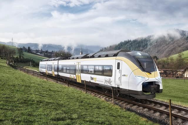 Siemens Mobility's Mireo Plus B battery train. Picture: Siemens Mobility