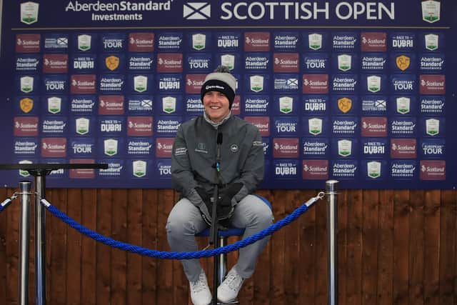 Bob MacIntyre revealed he'd made a change on his bag during a press conference ahead of the Aberdeen Standard Investments Scottish Open, which starts tomorrow at The Renaissance Club in East Lothian. Picture: Andrew Redington/Getty Images