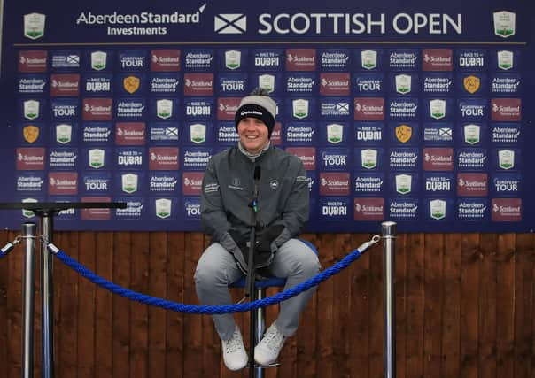 Bob MacIntyre revealed he'd made a change on his bag during a press conference ahead of the Aberdeen Standard Investments Scottish Open, which starts tomorrow at The Renaissance Club in East Lothian. Picture: Andrew Redington/Getty Images