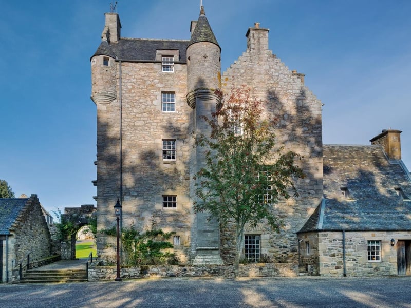 What is it? Built in the 15th Century, Firniehirst Castle was once the seat of the Clan Kerr and is now a lovingly restored exclusive rental for up to 18 guests with nine bedrooms.