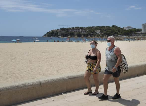 Balearic Islands moved to Scotland's Amber list (Photo by JAIME REINA / AFP) (Photo by JAIME REINA/AFP via Getty Images).