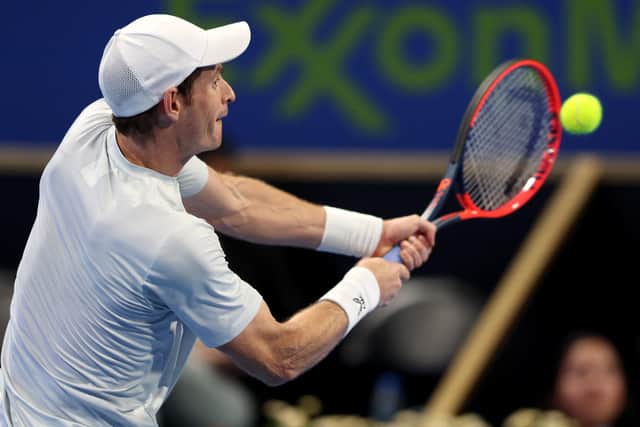 Andy Murray overcame Alexandre Muller in Doha to reach the Qatar ExxonMobil Open semi-finals.