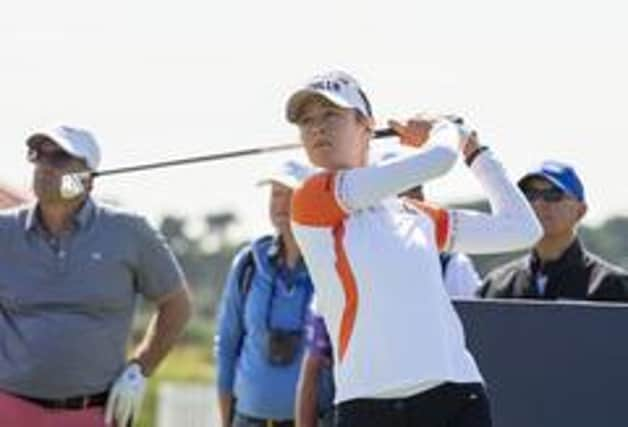 World No 1 Nelly Korda in action during the pro-am for this week's AIG Women's Open at Carnoustie. Picture: Ian Rutherford/PA Wire