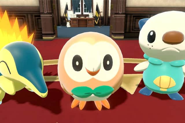 Choose from one of these three starter Pokémon. Photo: Nintendo.