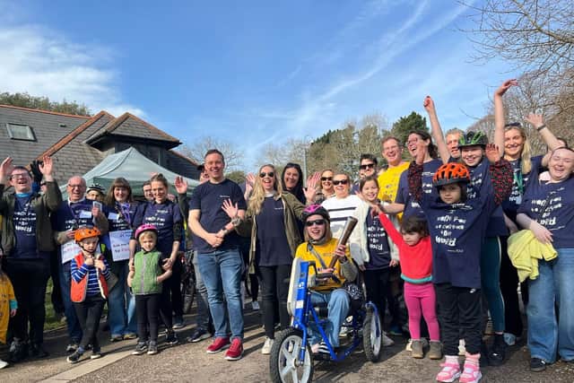 Participants at the launch of the Relay Your Way event