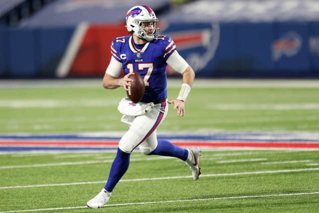 Josh Allen of the Buffalo Bills is part of a new breed of dynamic quarterbacks. Picture: Bryan M Bennett/Getty Images