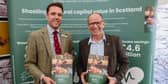 BASC Scotland director Peter Clark with Jim Fairlie MSP